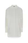 Jil Sander Cotton Muslin Button-front Shirt In White