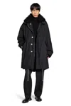 Jil Sander Cotton Padded Parka In Black