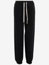 Jil Sander Logo-embroidered Track Pants In Black