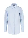 Jil Sander Oversized Button-up Shirt In Blue