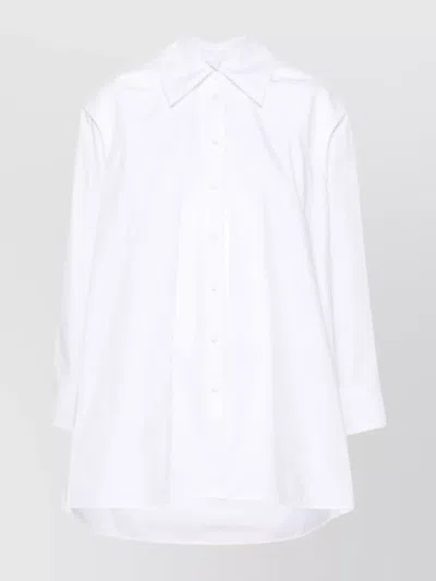 Jil Sander Poplin Cotton Shirt In White