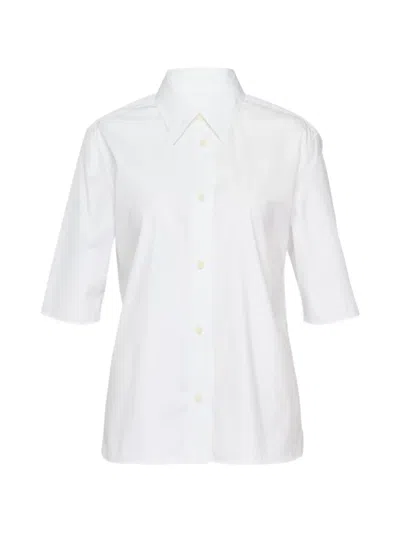 Jil Sander Cotton Poplin Shirt In Multi