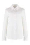 Jil Sander "oversized Shirt With Double In White