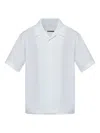 Jil Sander Lapel Collar Short Sleeves Organic Cotton Shirt With Tailored Fit
