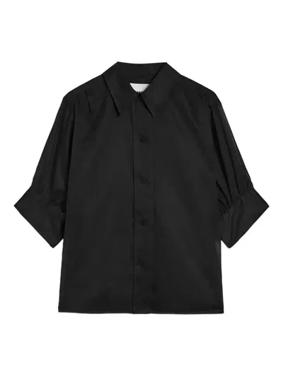 Jil Sander Cotton Shirt In Black