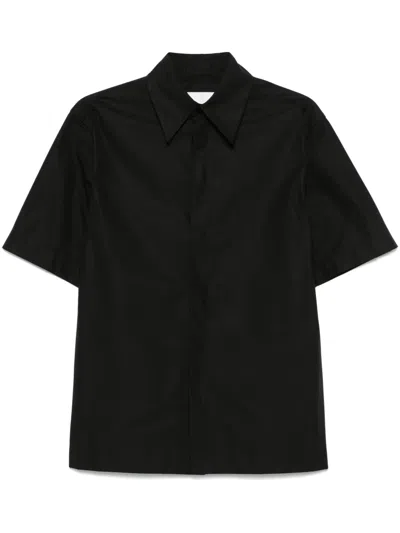 Jil Sander Cotton Shirt In Black