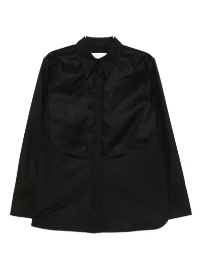 Jil Sander Cotton Shirt In Black