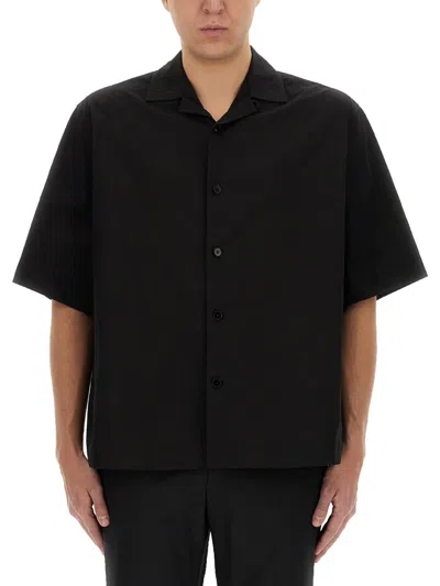 Jil Sander Cotton Shirt In Black