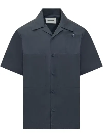 Jil Sander Cotton Shirt In Grey