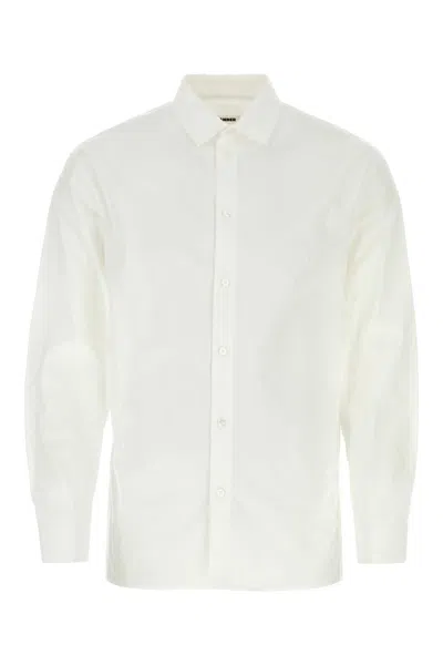 Jil Sander Cotton Shirt In Neutral
