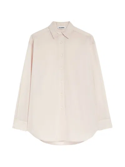 Jil Sander Cotton Shirt In Neutral
