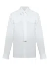 Jil Sander Men Classic Shirt With Tie In White