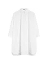 Jil Sander Oversized Cotton Shirt In White