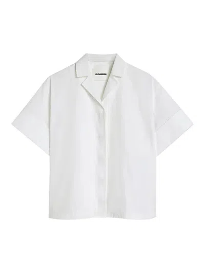 Jil Sander Cotton Shirt In White