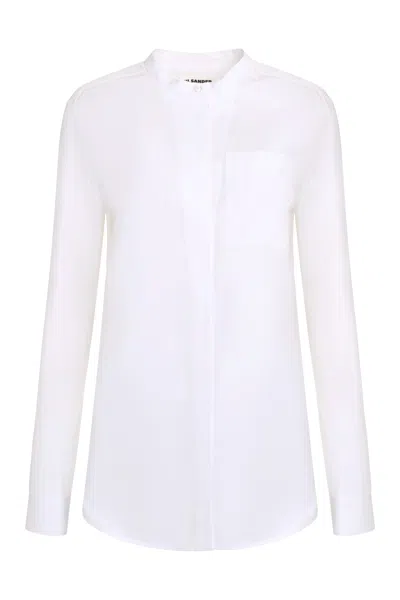 Jil Sander Cotton Shirt In White