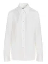 Jil Sander Cotton Shirt With Button Closure In White