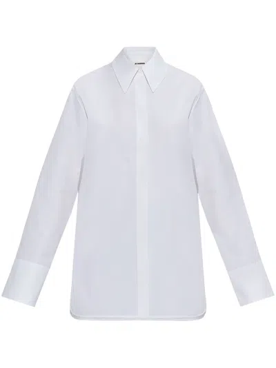 Jil Sander Cotton Shirt In White