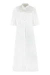 Jil Sander Cotton Shirtdress In White