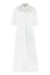 Jil Sander Cotton Shirtdress In White