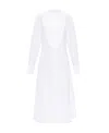 Jil Sander Cotton Shirtdress In White