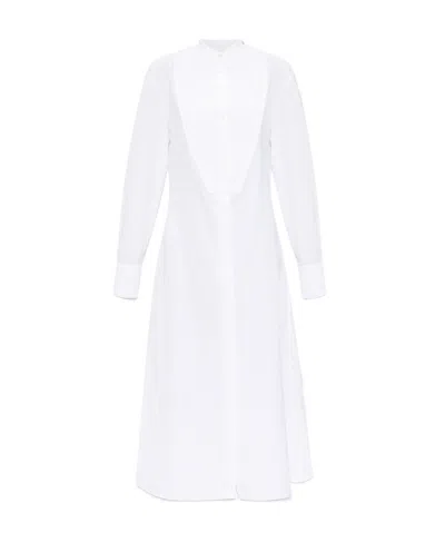 Jil Sander Cotton Shirtdress In White