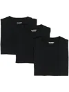 Jil Sander Short Sleeve 3 Pack T-shirt Set Clothing