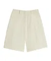Jil Sander Cotton Shorts In White