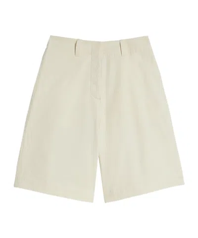 JIL SANDER COTTON SHORTS