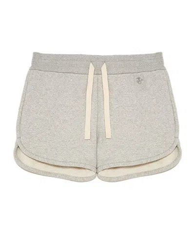 Jil Sander Cotton Shorts In White