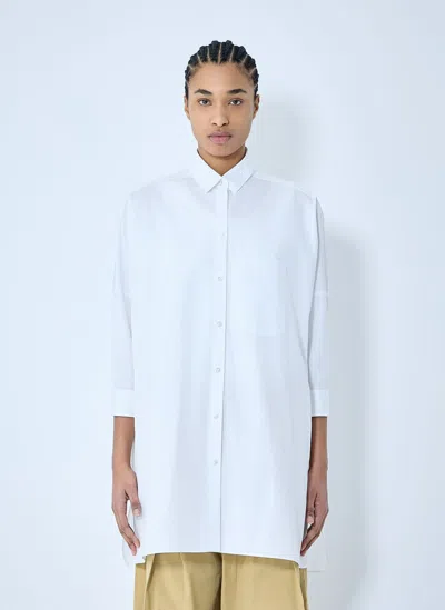 Jil Sander Cotton Sunday Shirt In White