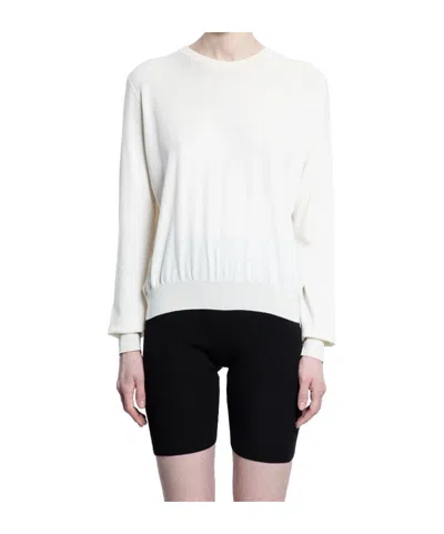 Jil Sander Cotton Sweater In White