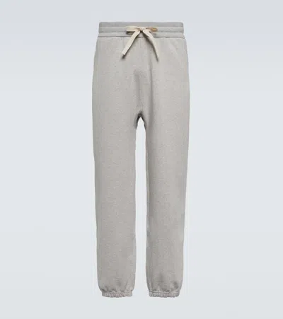 Jil Sander Drawstring-waist Cotton Track Pants In White