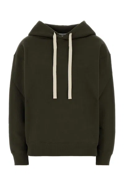 Jil Sander Cotton Sweatshirt For Women In Green