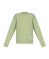 Jil Sander Cotton Sweatshirt In Green
