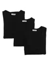 Jil Sander Cotton T-shirt In Black