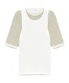Jil Sander Cotton T-shirt And Tank Top Set In White