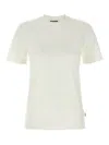 Jil Sander Crewneck Cotton T-shirt In Blanco