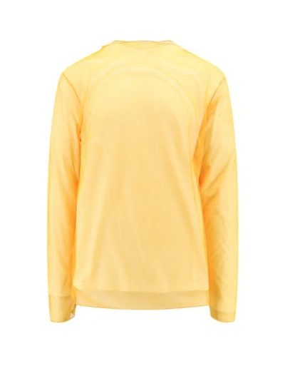 Jil Sander Cotton T-shirt Voile T-shirt In Yellow