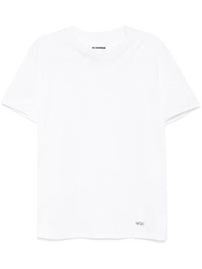 Jil Sander Cotton T-shirt In White