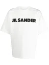 Jil Sander Logo T-shirt By . The Brand Presents A Minimalist Style That Is Appreciated Wor