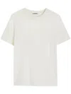 Jil Sander H Camiseta Parche Espalda Crudo In White