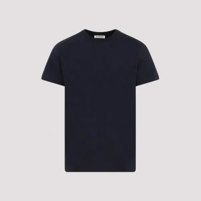 Jil Sander Cotton T-shirt L In  Indigo
