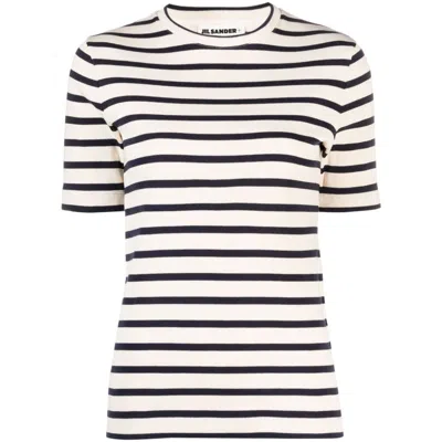 JIL SANDER COTTON T SHIRTS