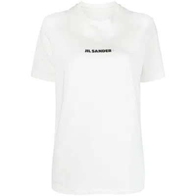 JIL SANDER COTTON T SHIRTS
