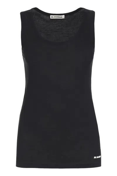 JIL SANDER COTTON TANK TOP