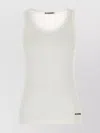 Jil Sander Cotton Tank Top Scoop Neck