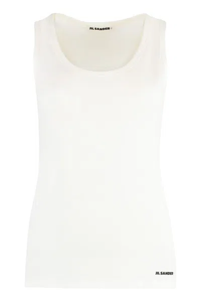 JIL SANDER COTTON TANK TOP