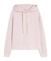 Jil Sander Cotton Terry Hoodie In Pink