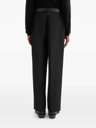 Jil Sander Cotton Trousers In Black