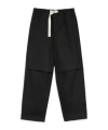Jil Sander Cotton Trousers In Black